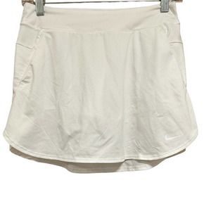 Nike Dri Fit White Golf Skirt Skort Size Medium